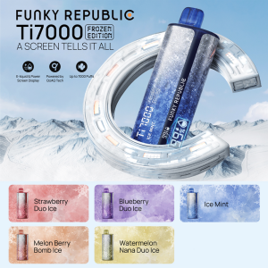 Funky Republic TI7000 Frozen Edition Disposable Vape (17mL)