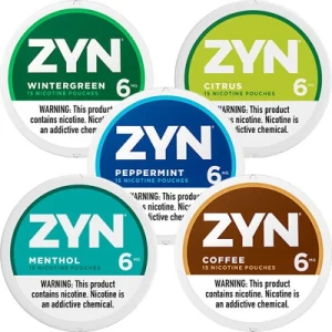 ZYN Nicotine Pouches - Tobacco Free - Pack of 5