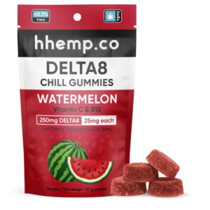 HHemp Delta 8 Chill Gummies – 25mg Watermelon